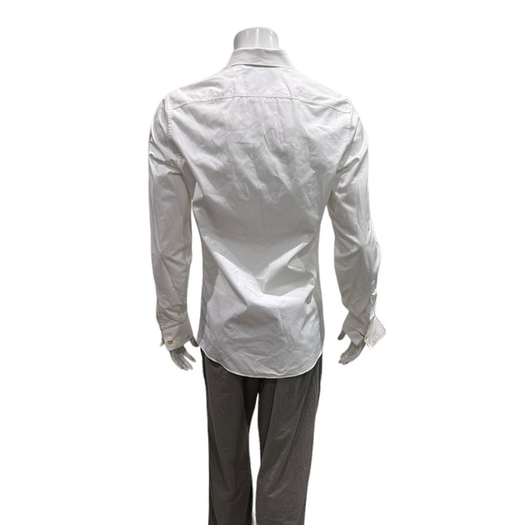 Gucci Mens White French Cuffs Dress Shirt - Picture 3 of 8